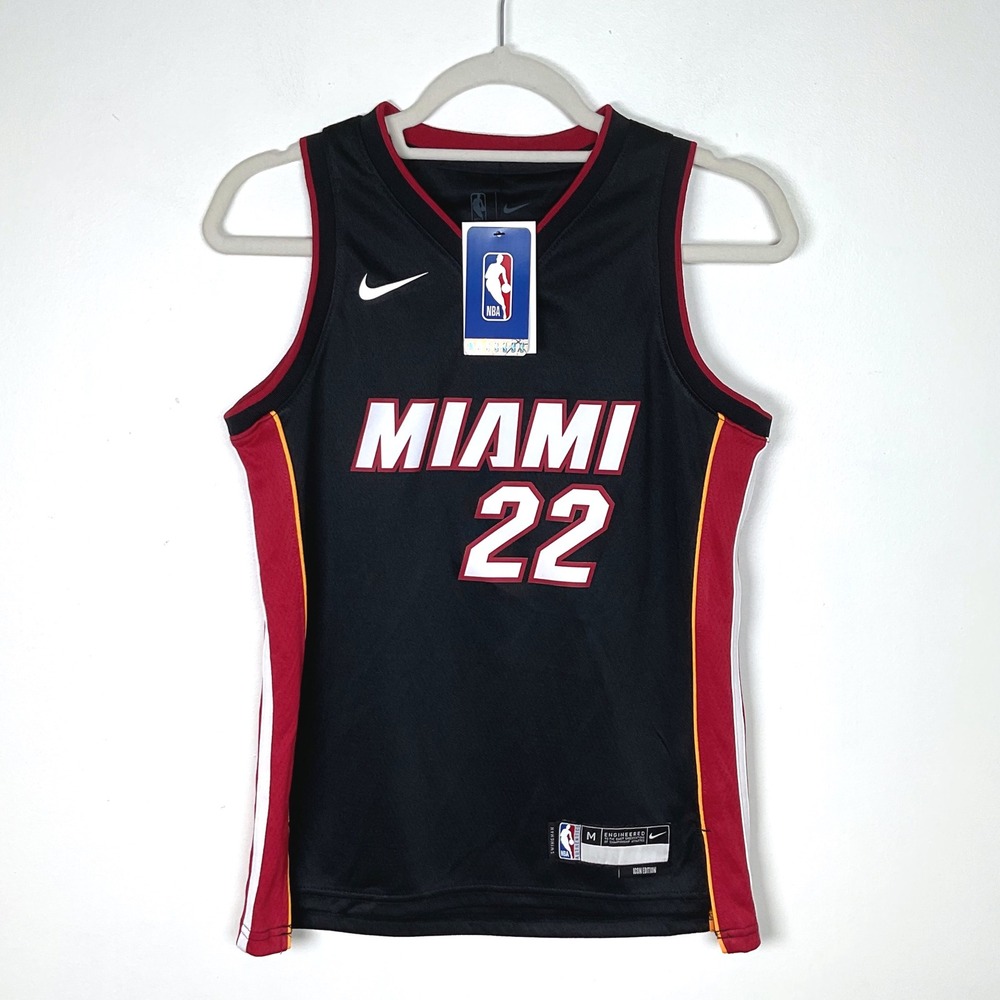 Nike Miami Heat Jimmy Butler #22 NBA Jersey Icon Edition Black Youth M (10/12)‎
